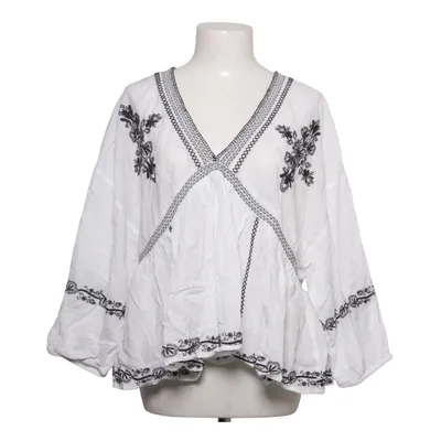Blouse (Wit, Zwart) van New Look Katoen, Polyester
