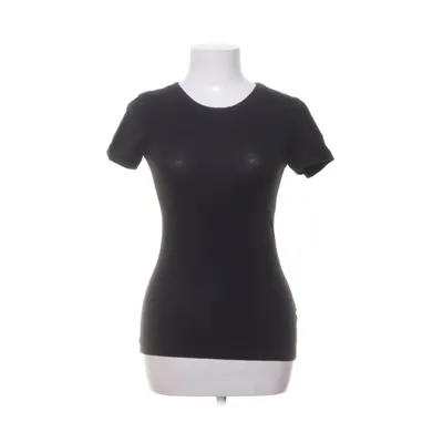 T-shirt (Svart) från H&M Basic Bomull, Viskos