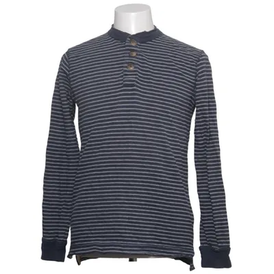 T-shirt manches longues (Bleu, Gris) de Dressmann Coton, Polyester