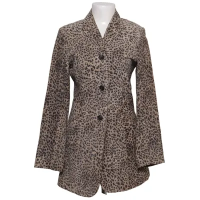 Blazer en cuir (Leopard ) de Prestige Cuir, Polyester