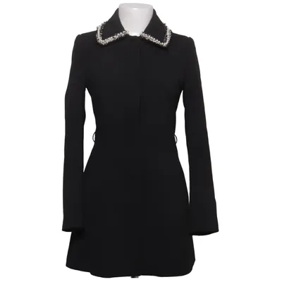 Manteau (Noir) de Zara Basic Élasthane, Polyester, Viscose