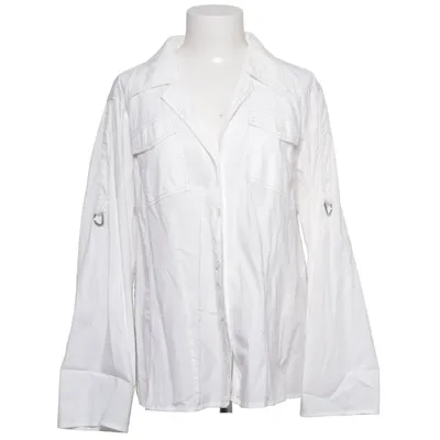 Shirt (Wit) van Marina Rinaldi Katoen, Elastaan