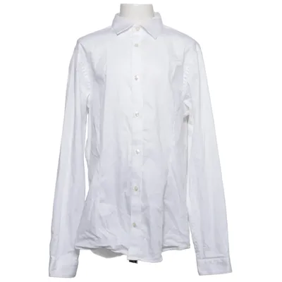 Chemise (Blanc) de Jack & Jones Coton, Élasthane