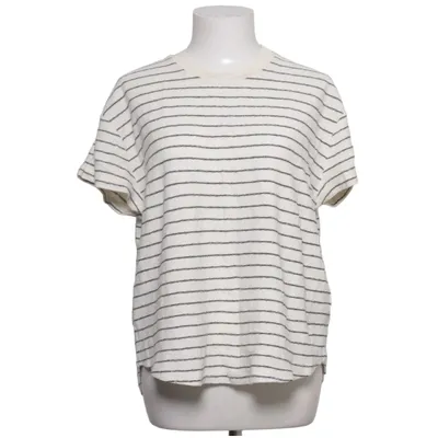 T-shirt (White, Black) from By Malene Birger Cotton, Polyester, Viscose