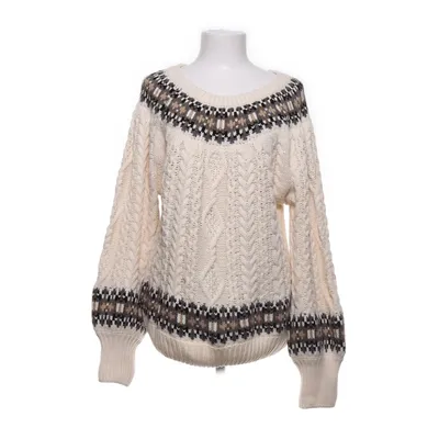 Tröja (Vit, Flerfärgad) från Freequent Akryl, Bomull