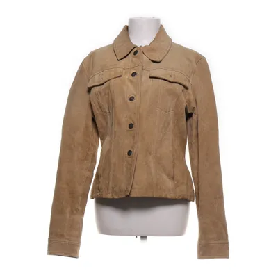 Läderjacka (Beige) från Alvaro Polyester