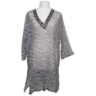 Beach dress (Black, White) from Pierre L'amour Polyester