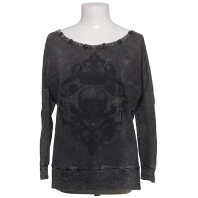 Sweatshirt (Grijs) van Rock Rebel Katoen