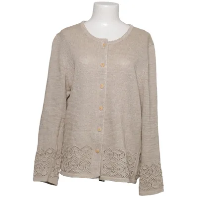 Cardigan (Beige) de Natural Style Coton, Lin