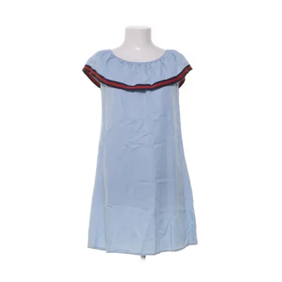 Jurk (Blauw, Rood) van Made in italy Tencel