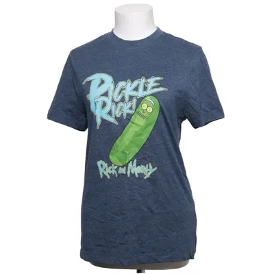 T-shirt (Blå, Flerfarvet) fra Rick and Morty Bomuld, Polyester