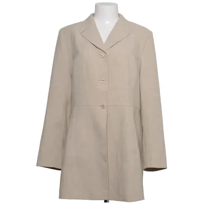 Blazer (Beige) de PTA Acétate, Élasthane, Lin, Polyamide, Polyester