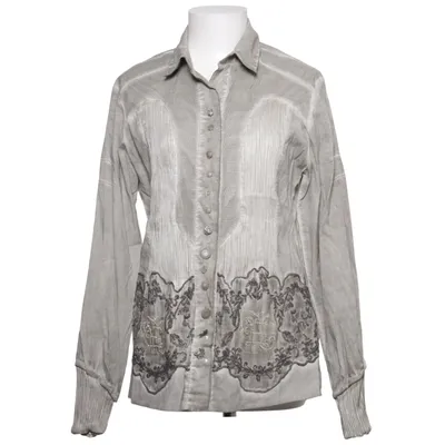 Blus (Grå) från Piro Bomull, Elastan, Silke, Viskos, Ull