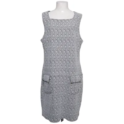 Dress (Black, White) from Izabel London Elastane, Polyester
