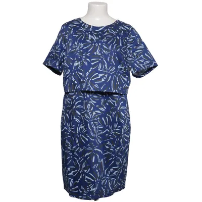 Robe (Bleu, Blanc, Marron) de Fair Lady Coton, Élasthane, Viscose