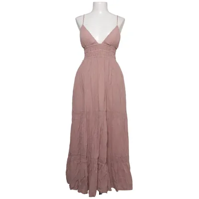 Robe longue (Rose) de Zara Coton