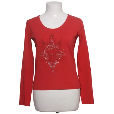 Langærmet t-shirt (Rød) fra ESPRIT Collection Bomuld, Elastan