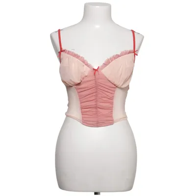 Crop top (Pink, Red) from Another Reason Elastane, Polyester