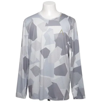 Långärmad t-shirt (Grå, Vit, Flerfärgad) från Blacc Elastan, Polyester
