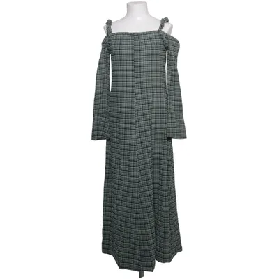 Klänning (Grön, Svart, Vit) från Ganni Polyamid, Återvunnen polyester