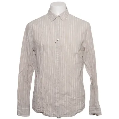 Shirt (Beige) van H&M Man Linnen, Katoen