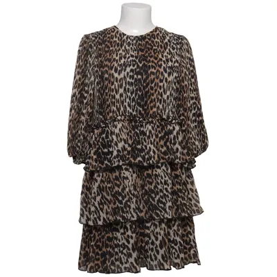 Kjole (Brun, Sort, Beige) fra Ganni Genanvendt polyester