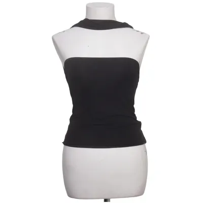 Haltertop (Zwart) van Hanna MW x Gina Tricot Elastaan, Viscose