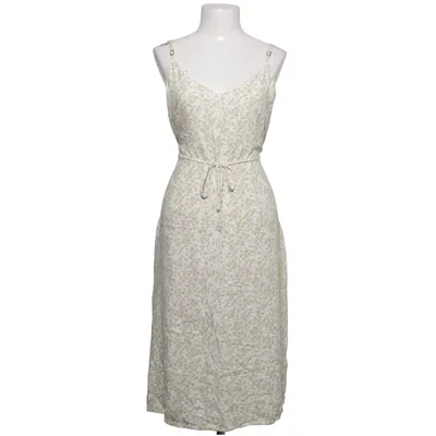Dress (Green, White) from Ghanda Linen, Viscose