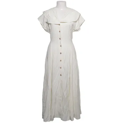 Robe chemise (Blanc) de Jennifer Polyester, Viscose