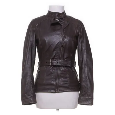 Leren jack (Bruin) van STOCKH LM Polyester, Leer, Viscose
