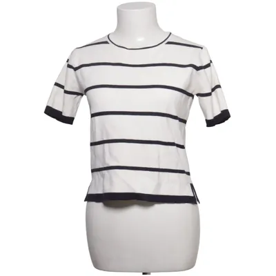 T-shirt (Vit, Svart) från Zara Knit Polyamid, Viskos