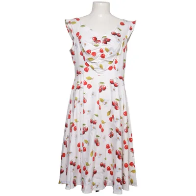 Dress (White, Multicolored) from Hearts & Roses Cotton, Elastane