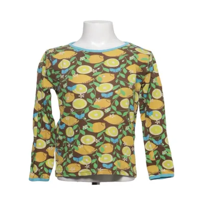 Långärmad t-shirt (Gul, Grön, Brun, Flerfärgad) från Duns Sweden Ekologisk bomull