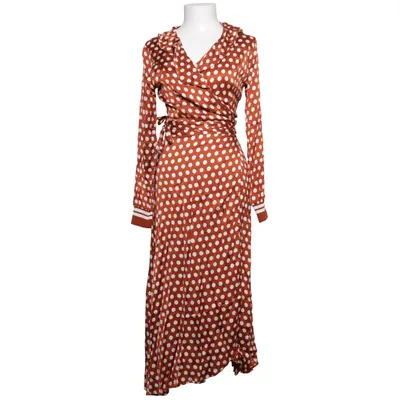 Robe longue (Marron, Blanc, Multicolore) de Second Female Élasthane, Viscose