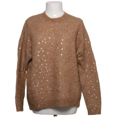 Pull-over (Marron) de La Maille Sézane Élasthane, Mohair, Polyamide, Laine