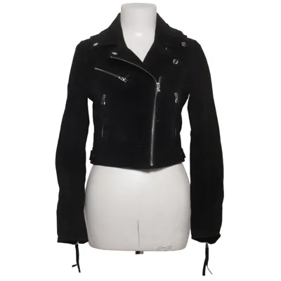 Veste de motard (Noir) de Raggirl Cuir, Polyester
