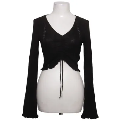Crop Top (Schwarz) von FB Sister Knitwear Acryl, Baumwolle