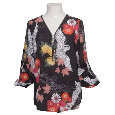 Blouse (Black, Multicolored) from Loveli Polyester