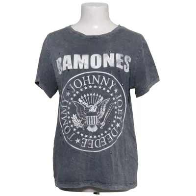 T-shirt (Grå) fra Ramones Elastan, Viscose