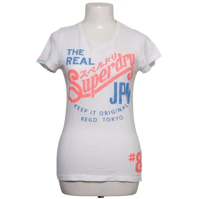 T-shirt (White, Multicolored) from Superdry Cotton