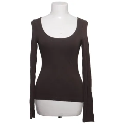 Långärmad t-shirt (Brun) från Bik Bok Elastan, Viskos