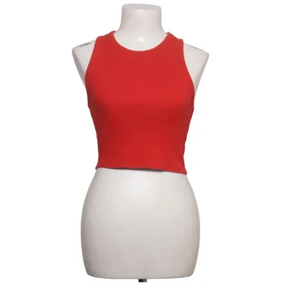 Tanktop (Rood) van Stradivarius Katoen, Elastaan