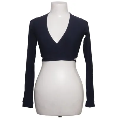 Wrap top (Black) from Grishko Elastane, Polyamide