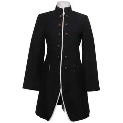 Paradejakke (Sort, Hvid) fra Zara Basic Bomuld, Viscose, Uld