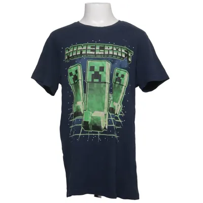 T-shirt (Bleu, Vert) de Minecraft Coton
