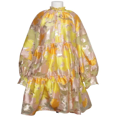 Dress (Yellow, Pink, Multicolored) from Stine Goya Metallic fiber, Polyester
