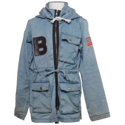 Jacket (Blue) from The Brand Cotton, Elastane, Polyester