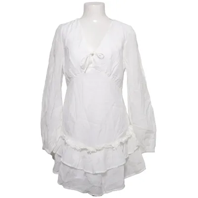 Robe (Blanc) de NA-KD Coton, Polyamide, Viscose
