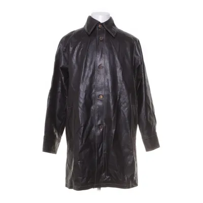 Coat (Brown) from Séfr Polyester, Polyurethane, Viscose