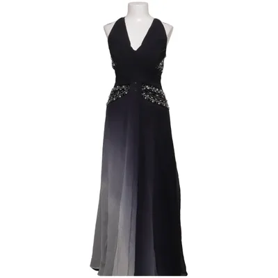 Evening gown (Black) from Faust Polyester, Silk